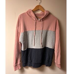 3 color stripe American Eagle Hoodie